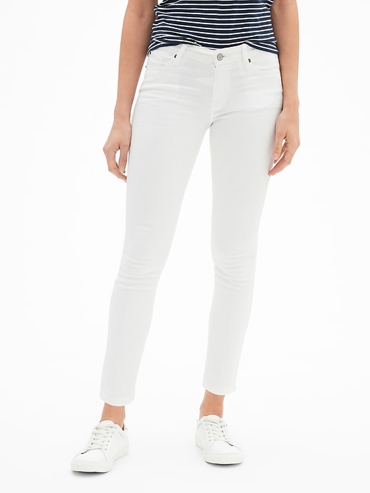 Image number 1 showing, Mid Rise Legging Skimmer Jeans