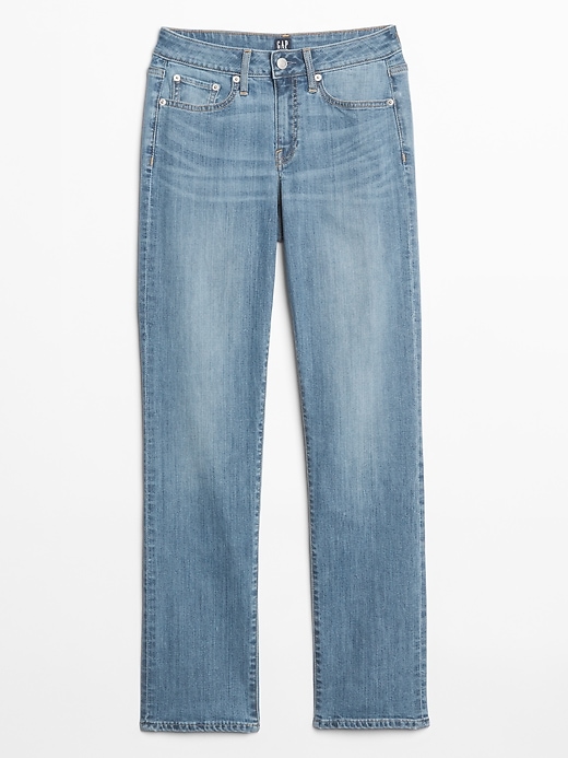 Image number 3 showing, Mid Rise Curvy Classic Straight Jeans