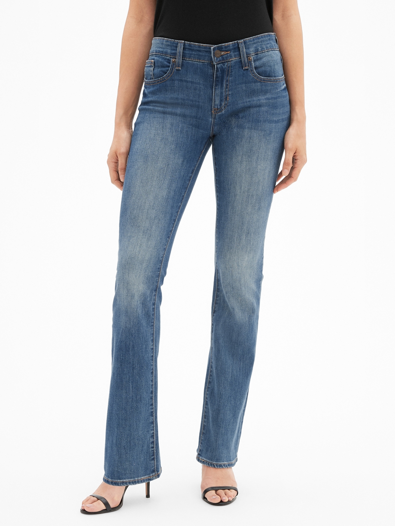 Gap mid rise perfect boot 2025 jeans
