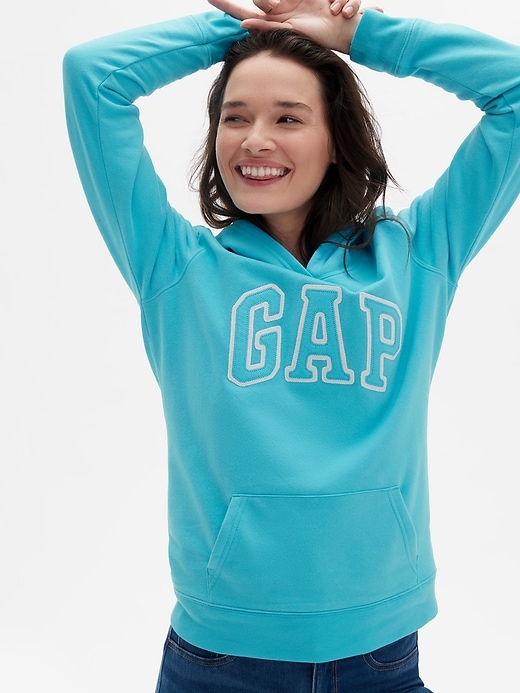 Image number 1 showing, Gap Logo Fleece Hoodie