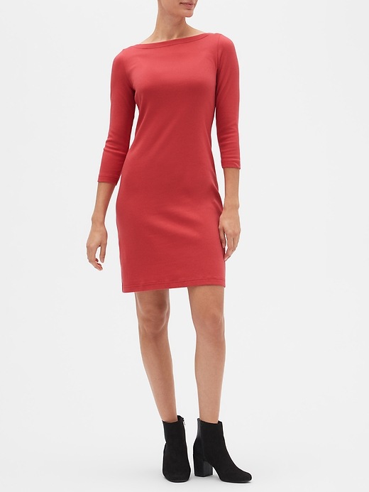 Image number 2 showing, Modern Boatneck Dress