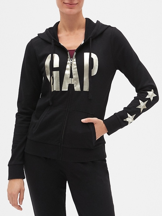 Image number 2 showing, Graphic Zip Hoodie in French Terry