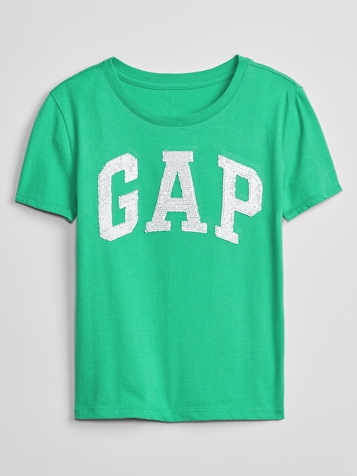 Image number 10 showing, Kids Flippy Sequin Gap Logo T-Shirt