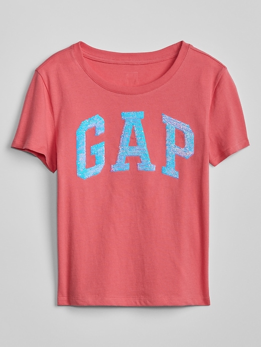 Image number 2 showing, Kids Flippy Sequin Gap Logo T-Shirt