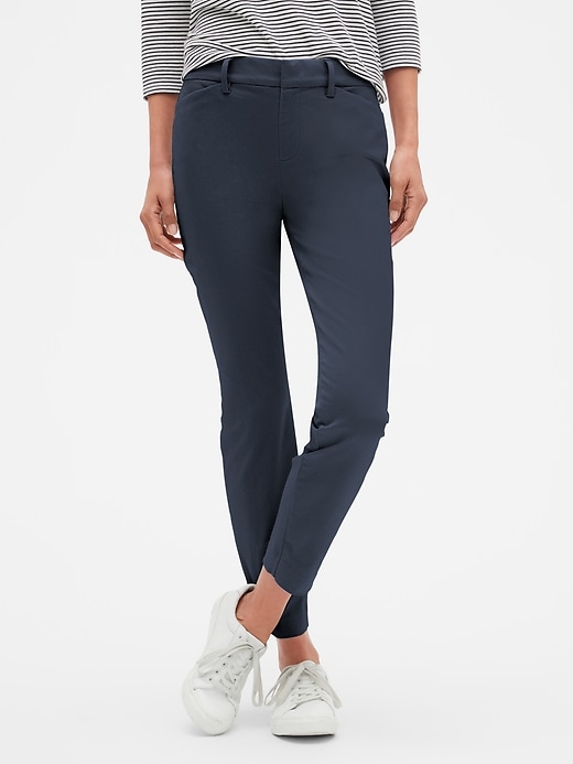 Image number 1 showing, Signature Skinny Ankle Khakis