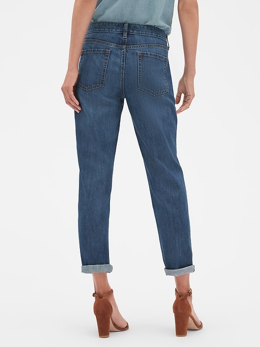 Image number 2 showing, Mid Rise Boyfriend Jeans