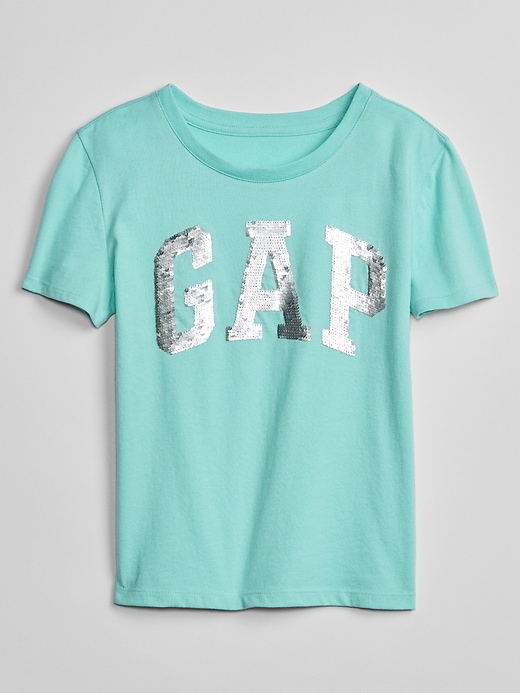 Image number 7 showing, Kids Flippy Sequin Gap Logo T-Shirt