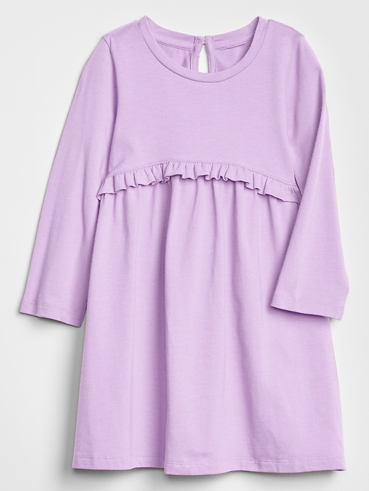 Image number 7 showing, Toddler Long Sleeve Ruffle Dress