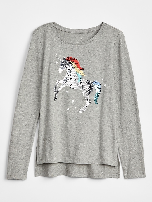 Image number 6 showing, Kids Flippy Sequin Graphic T-Shirt