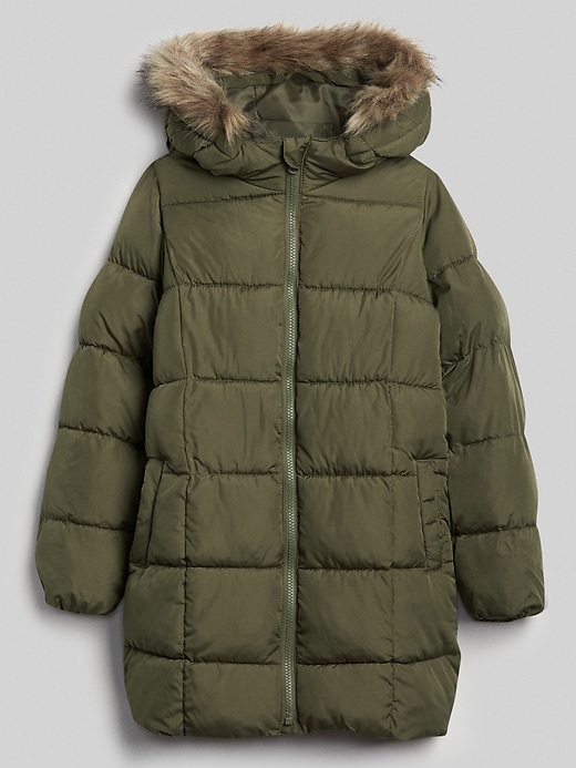Image number 2 showing, Kids Warmest Long Puffer Jacket