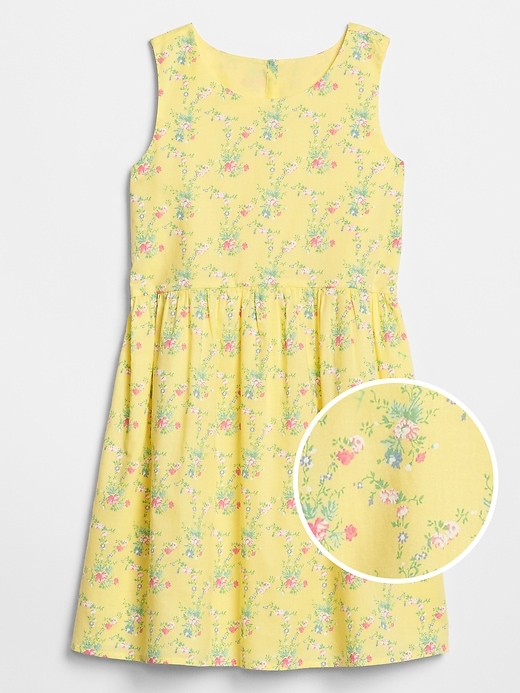 Image number 1 showing, Kids Floral Fit & Flare Dress