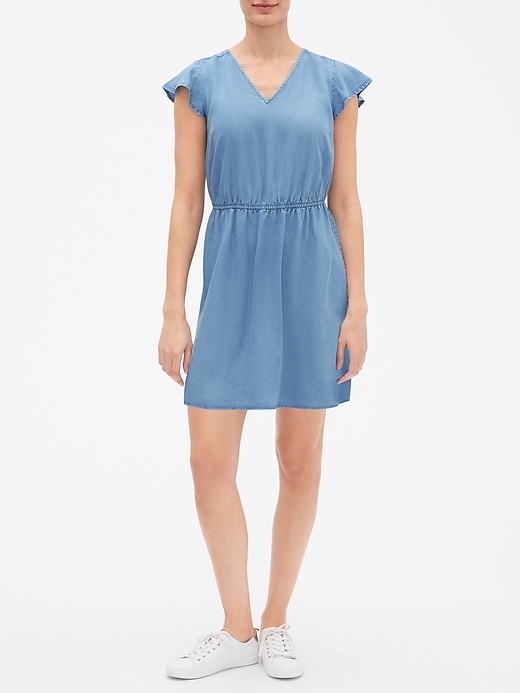 Image number 1 showing, Short Sleeve TENCEL&#8482 Dress
