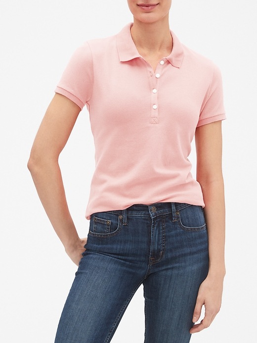 View large product image 1 of 1. Pique Polo Shirt