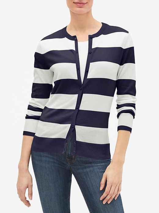 Image number 1 showing, Crewneck Cardigan
