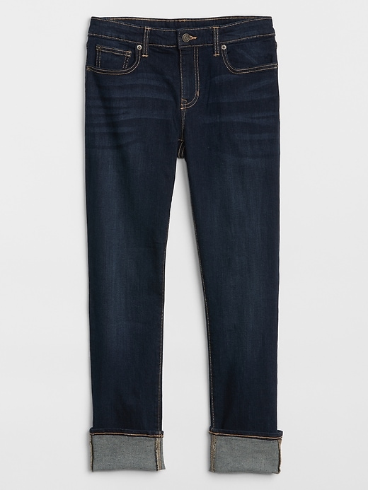 Image number 4 showing, Mid Rise Straight Cuff Jeans