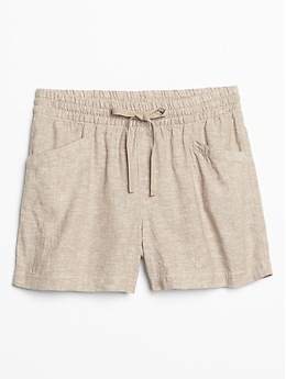 Linen Cotton Pull-On Shorts リネン コットン ショートパンツ リネンコットン ショートパンツ（パンツ）｜STRASBURGO OUTLET