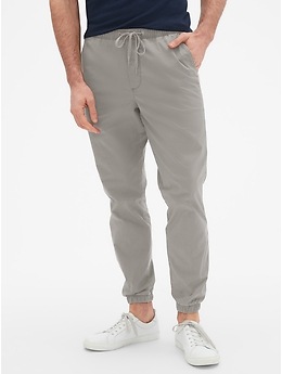Twill Joggers with Washwell™ | Gap Factory