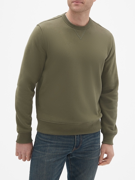 View large product image 1 of 1. Soft Brushed Crewneck Pullover Sweatshirt