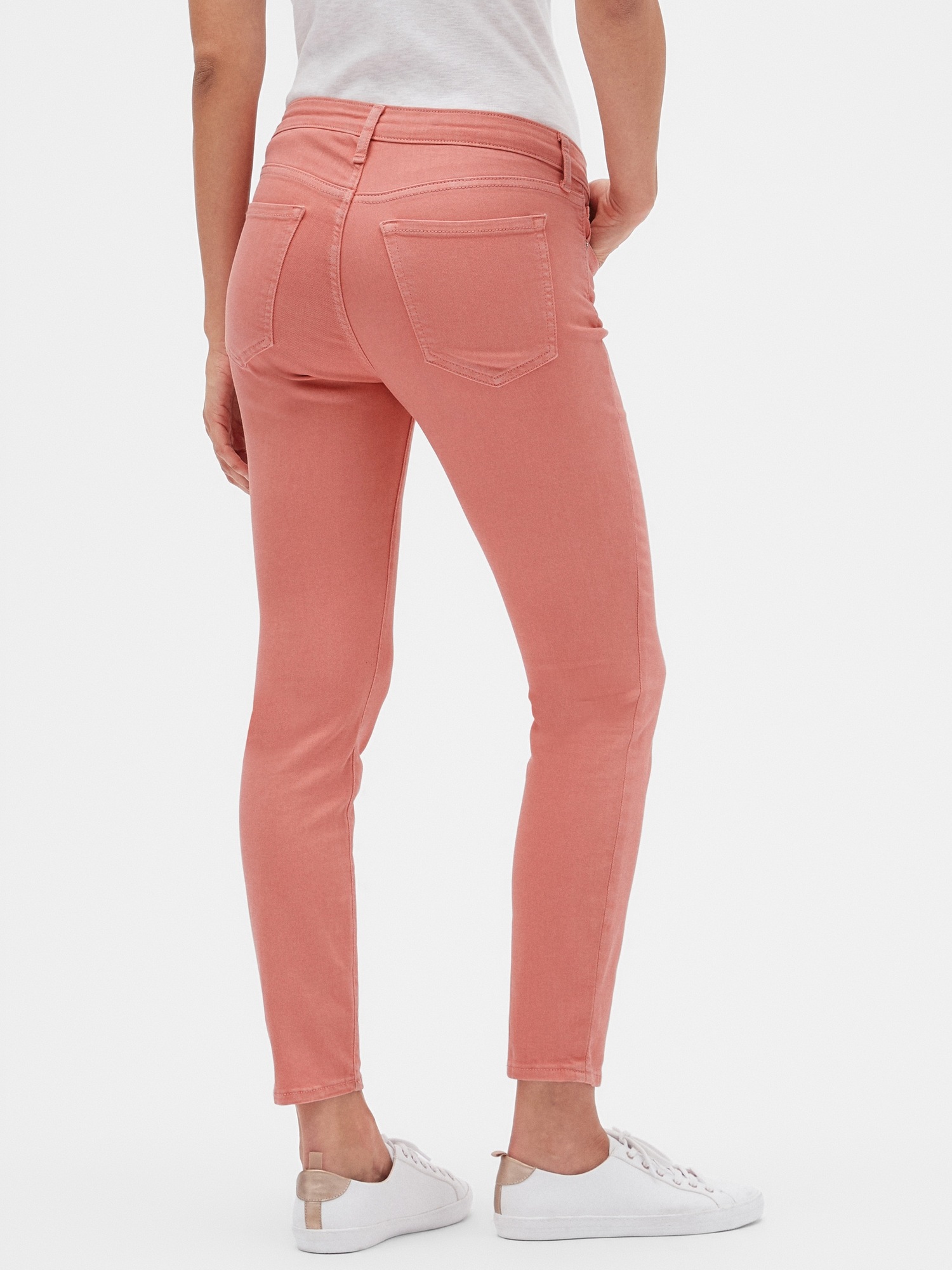 Mid Rise Colored Legging Skimmer Jeans Gap Factory