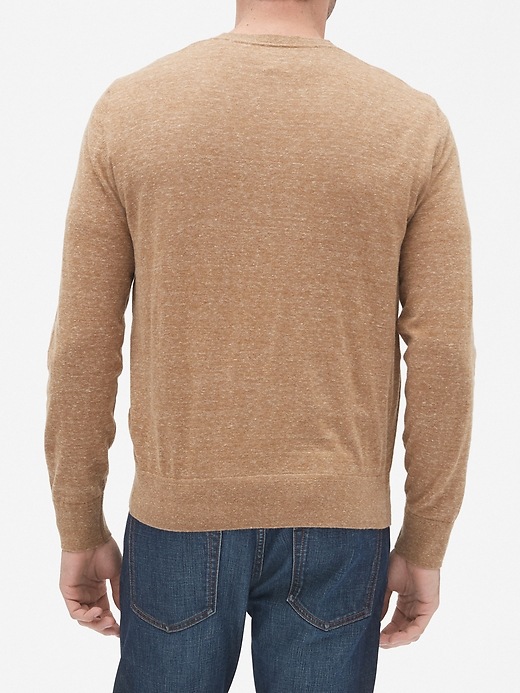 Image number 2 showing, V-Neck Sweater in Cotton