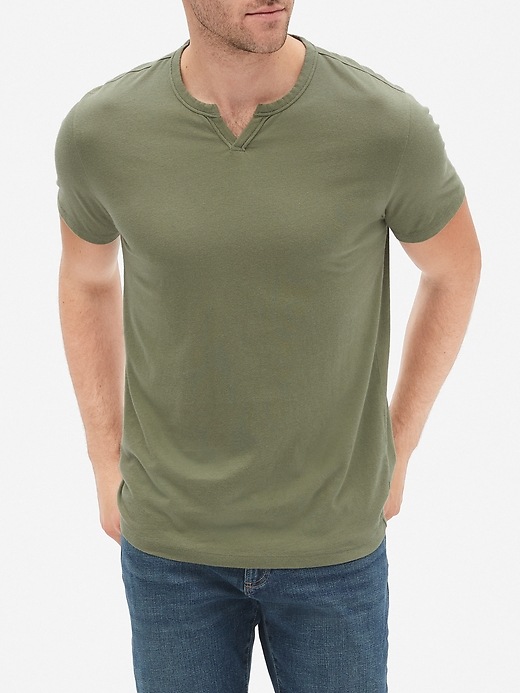 Image number 5 showing, Short Sleeve Notch T-Shirt