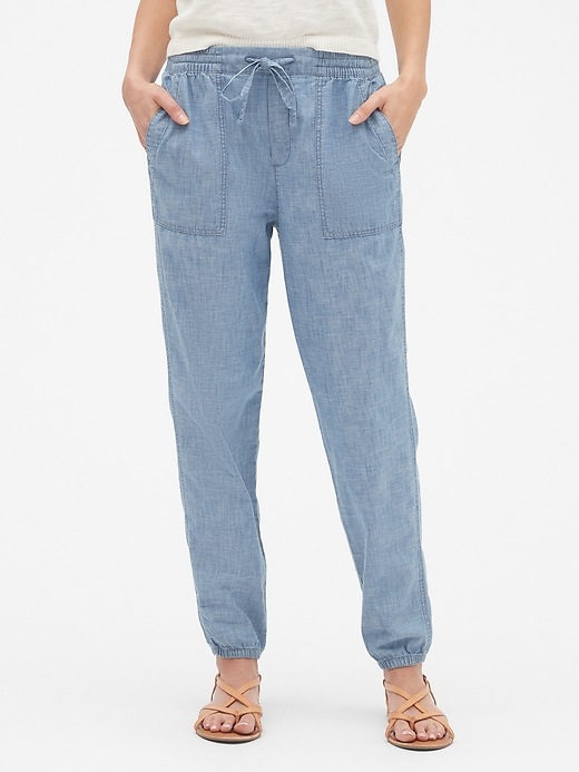 Image number 1 showing, Utility Joggers in Chambray