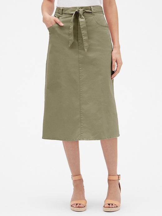 View large product image 1 of 1. Utility Midi Skirt