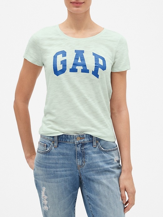 View large product image 1 of 1. Gap Logo Short Sleeve T-Shirt