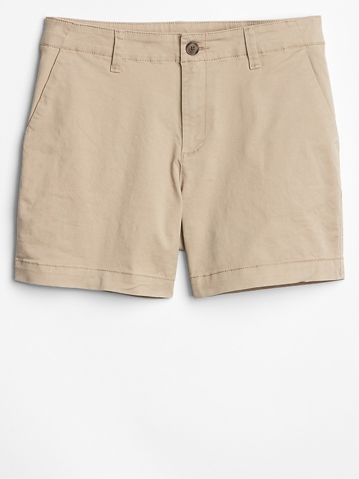 View large product image 1 of 1. 5" Khaki Shorts