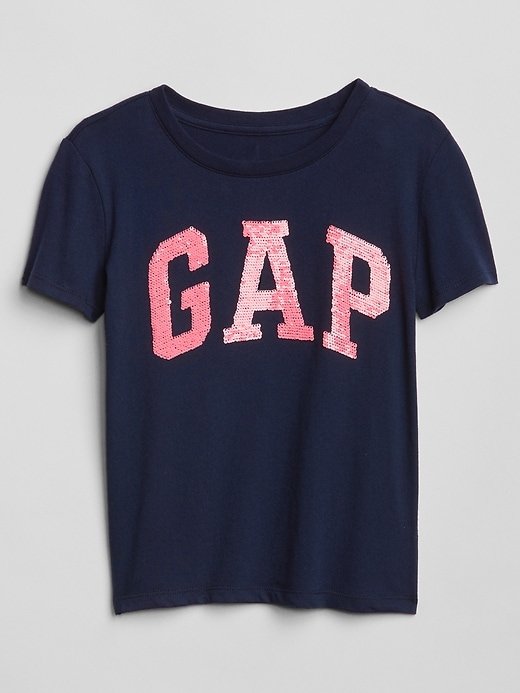 Image number 9 showing, Kids Flippy Sequin Gap Logo T-Shirt