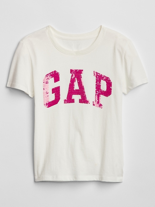 Image number 8 showing, Kids Flippy Sequin Gap Logo T-Shirt