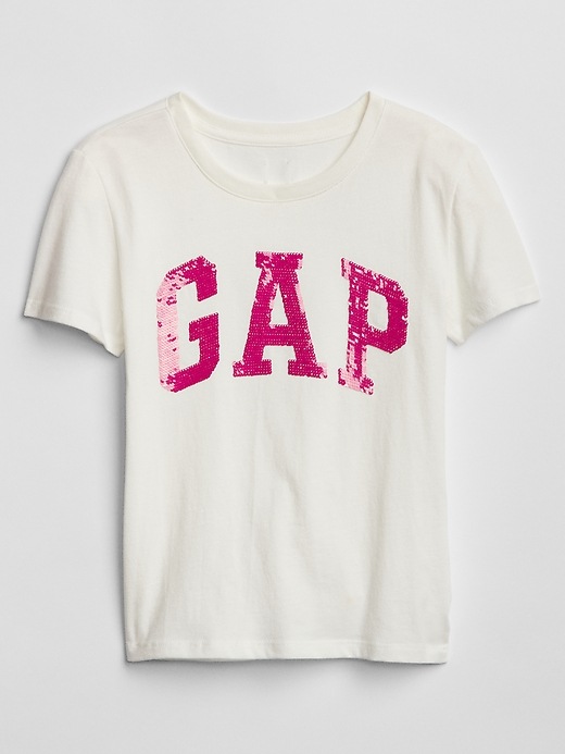 Image number 6 showing, Kids Flippy Sequin Gap Logo T-Shirt