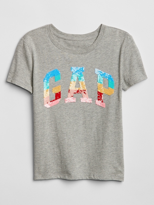 Image number 8 showing, Kids Flippy Sequin Gap Logo T-Shirt