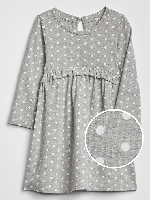 Image number 6 showing, Toddler Long Sleeve Ruffle Dress
