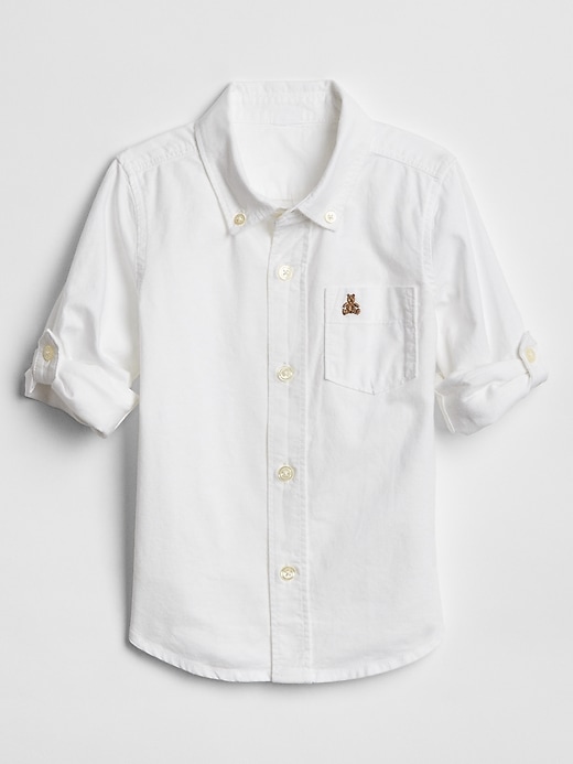 Image number 4 showing, Toddler Oxford Convertible Shirt