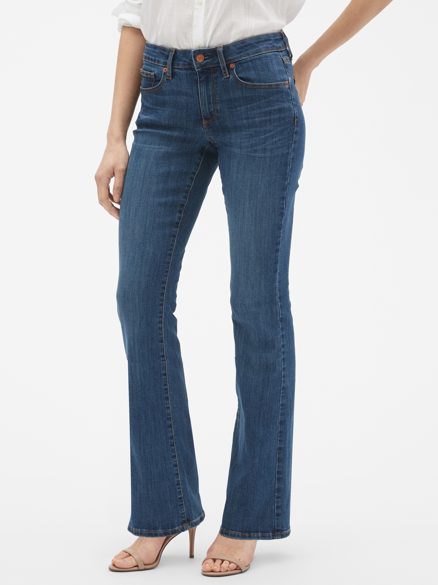 Mid Rise Perfect Boot Jeans | Factory