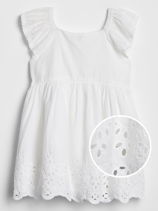 View large product image 1 of 1. Baby Eyelet Dress