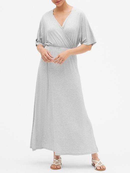 View large product image 1 of 1. Kimono Maxi Dress in Rayon