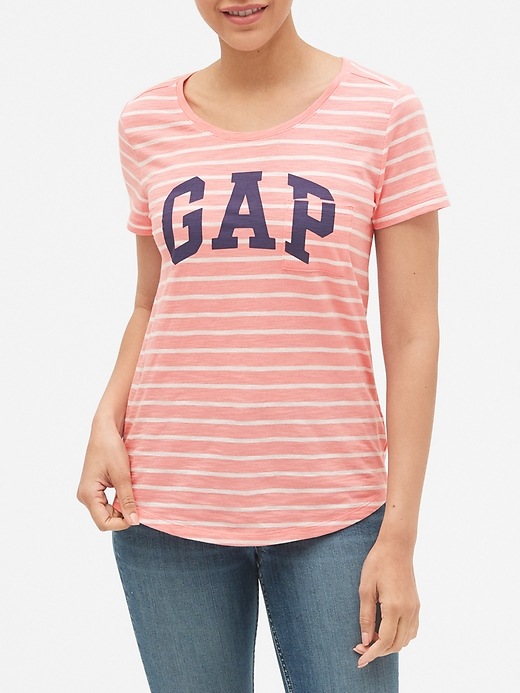 Pocket Gap Logo Graphic TShirt Gap Factory