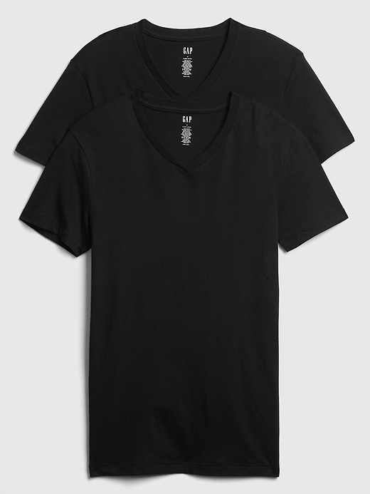 View large product image 2 of 2. V-Neck Undershirt (2-pack)