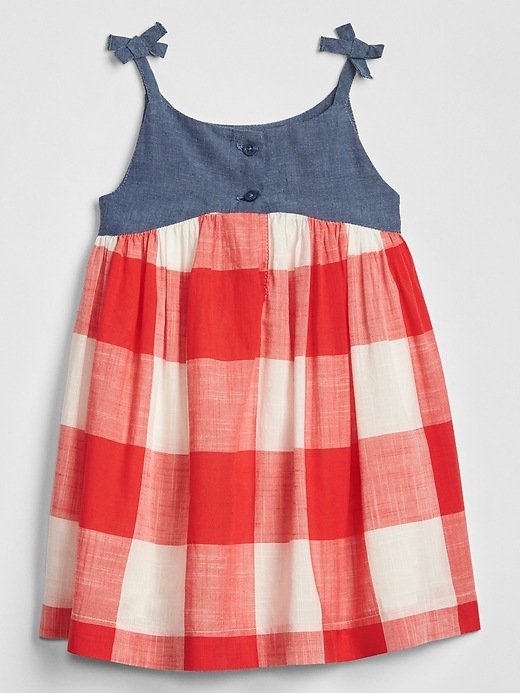 Baby Gingham Dress Gap Factory