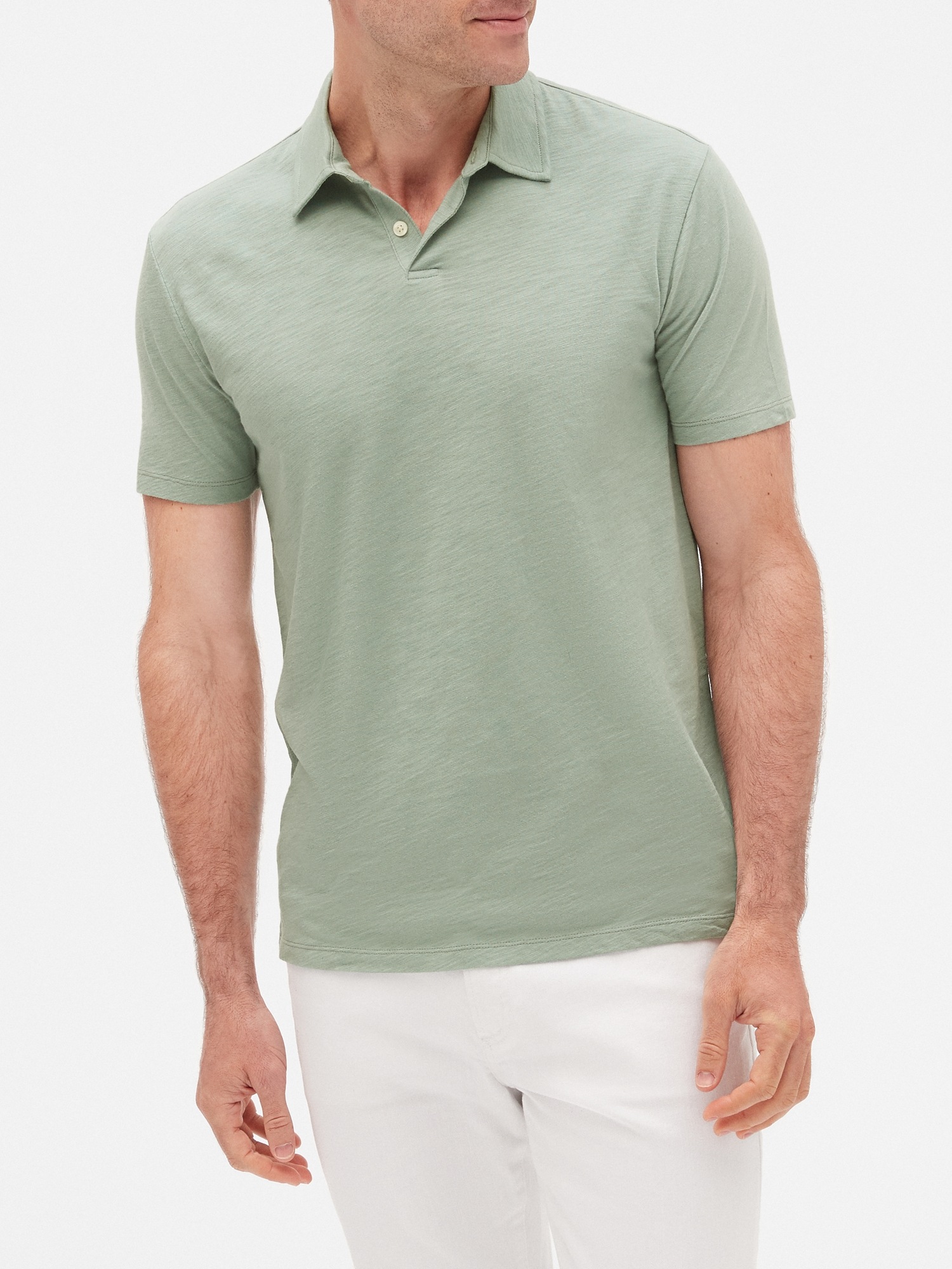 Slub Jersey Polo Shirt | Gap Factory