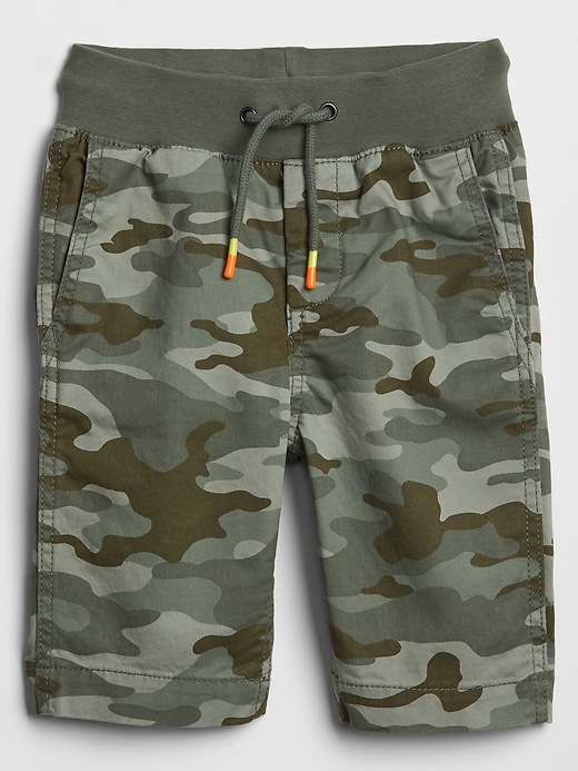 Image number 1 showing, Kids Pull-On Flat Front Shorts