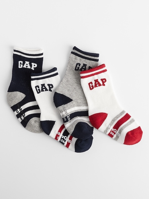 View large product image 1 of 1. babyGap Logo Socks (4-Pack)