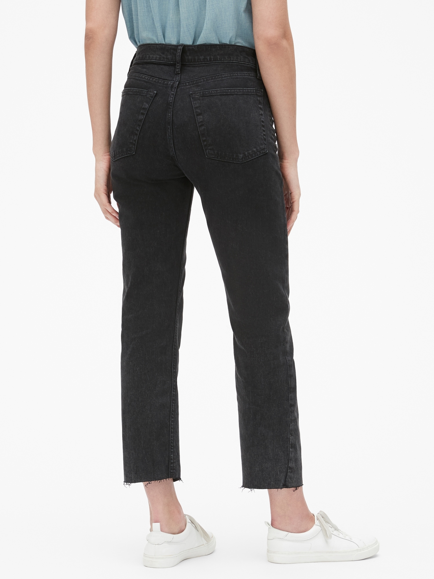 cheeky fit straight leg denim