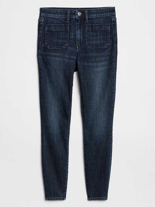 Image number 3 showing, High Rise Legging Skimmer Jeans
