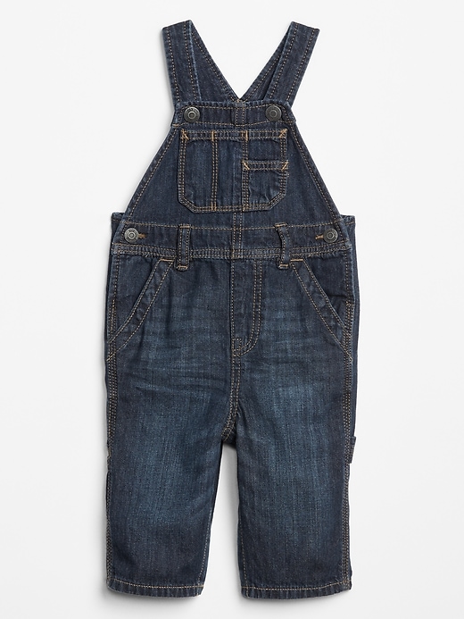 Image number 1 showing, Baby Denim Overalls