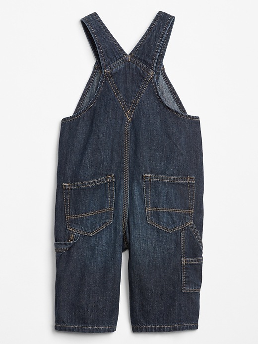 Image number 2 showing, Baby Denim Overalls