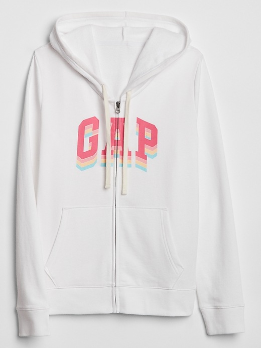 Image number 3 showing, Gap Logo Full-Zip Hoodie In French Terry