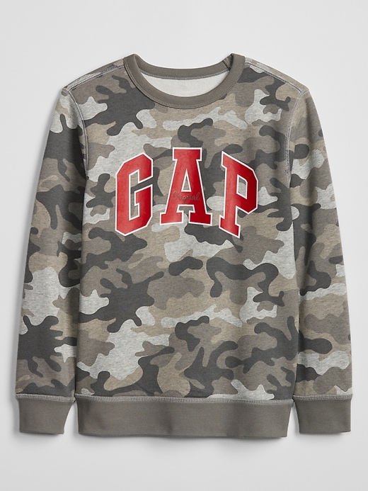 View large product image 1 of 1. Kids Gap Logo Crewneck Pullover Sweatshirt
